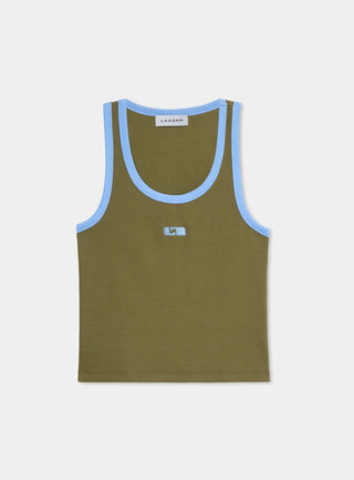  Laagam Kelsi Khaki Tank Top