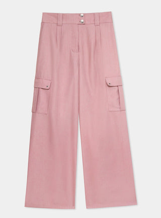 Laagam Tirsa Pink Cargo Pants