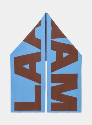  Laagam Damson Blue Logo Scarf