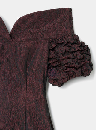  Laagam Danielle Burgundy Short Dress