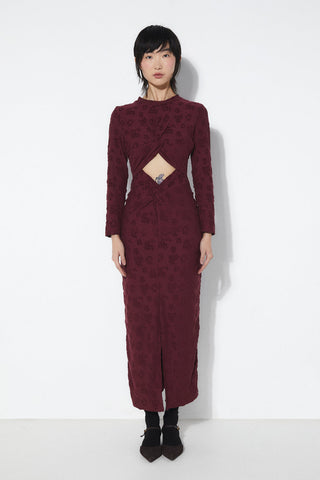  Rita Row Barbara Burgundy Dress