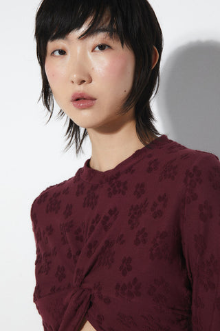  Rita Row Barbara Burgundy Dress