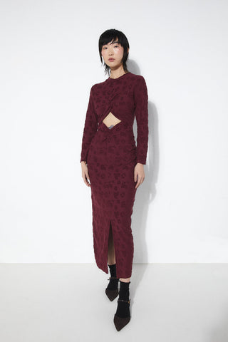  Rita Row Barbara Burgundy Dress