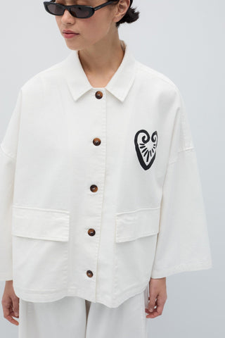  Rita Row Stelle Heart Print Jacket