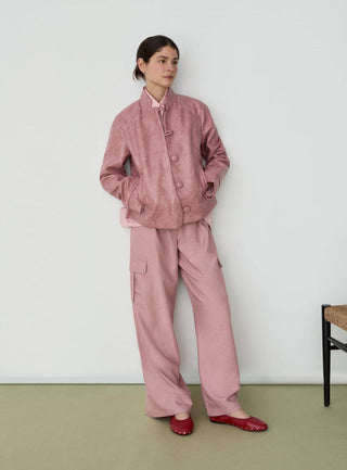  Laagam Tirsa Pink Cargo Pants
