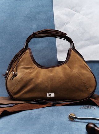  Laagam Dolly Camel Suede Bag