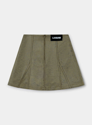  Laagam Judy Khaki Short Skirt
