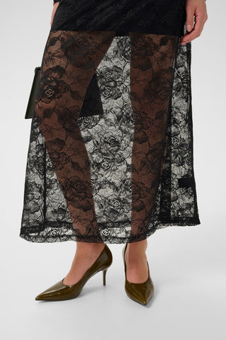  Gestuz Gzleala Black Lace Skirt