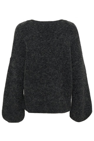  Gestuz Gzalpha Charcoal Melange Pullover