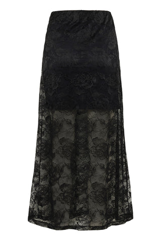  Gestuz Gzleala Black Lace Skirt
