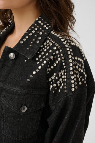  Gestuz Gzlee Black Denim Jacket