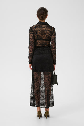  Gestuz Gzleala Black Lace Blouse