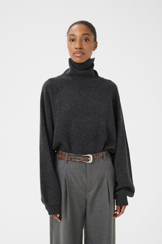  Gestuz Manzigz Deep Graphite Pullover