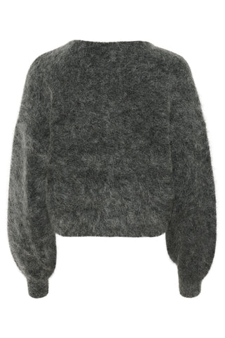  Gestuz Gzdebbie Charcoal Melange Cardigan