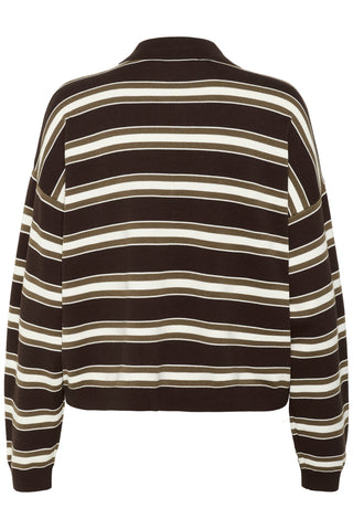  Gestuz Gzpaige Molé/dark Beech/egret Long-sleeved Polo