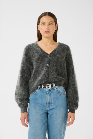  Gestuz Gzdebbie Charcoal Melange Cardigan