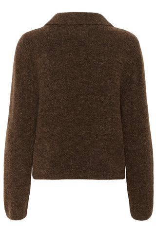  Gestuz Gzalpha Buff Mélange Polo Pullover