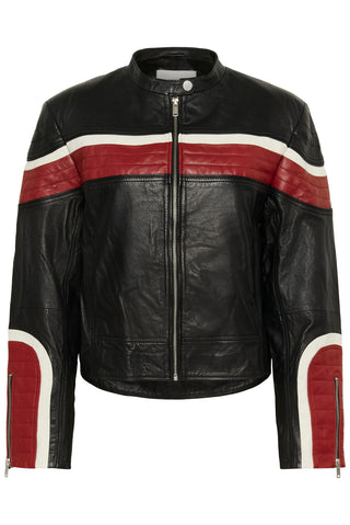 Gestuz Gzyvette Black Leather Jacket