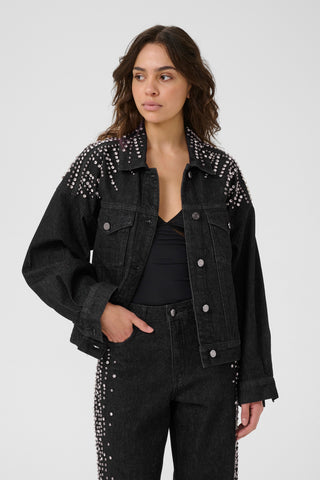  Gestuz Gzlee Black Denim Jacket
