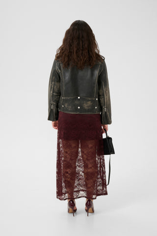  Gestuz Gzrylee Black Leather Jacket