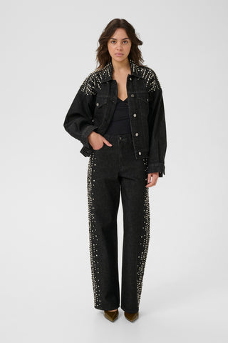  Gestuz Gzlee Black Denim Jacket