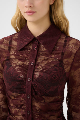  Gestuz Gzleala Aronia Lace Blouse