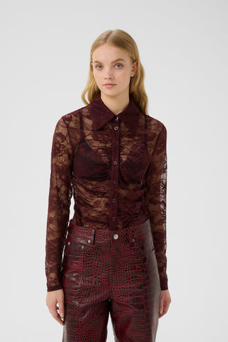  Gestuz Gzleala Aronia Lace Blouse