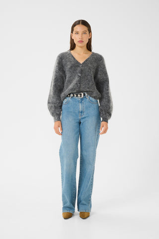  Gestuz Gzdebbie Charcoal Melange Cardigan