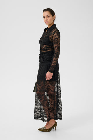  Gestuz Gzleala Black Lace Skirt