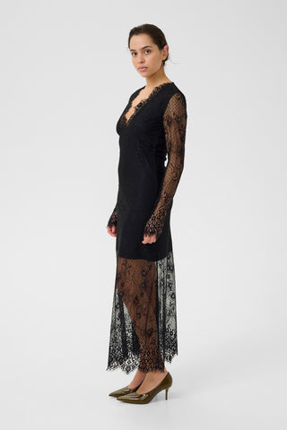  Gestuz Gzliani Black Lace Dress
