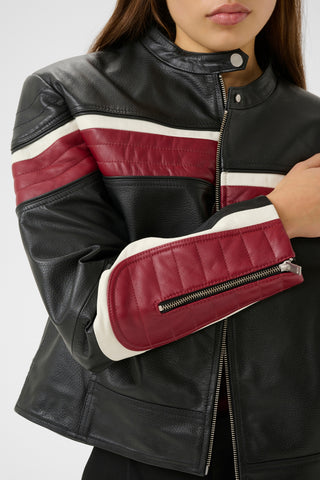  Gestuz Gzyvette Black Leather Jacket