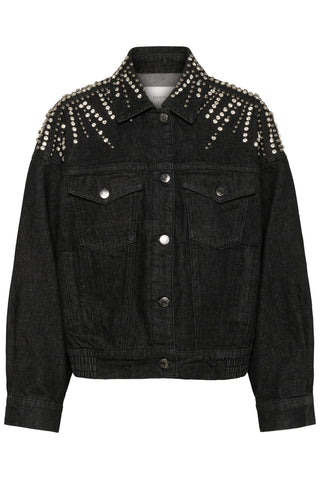  Gestuz Gzlee Black Denim Jacket
