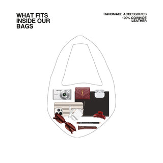  Mas1 Saco Suede Bag Burgundy