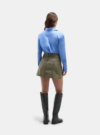  Laagam Judy Khaki Short Skirt