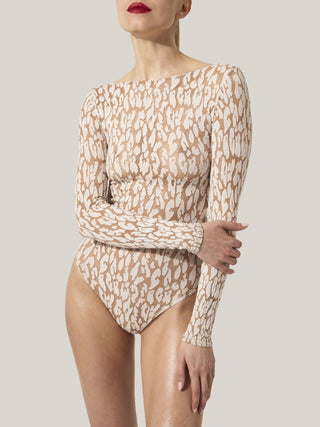  Wolford Leo String Body Fairly Light/White