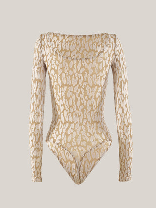  Wolford Leo String Body Fairly Light/White