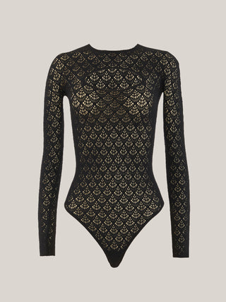  Wolford Mermaid Net String Body Black