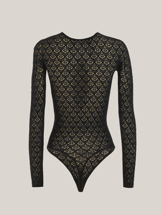  Wolford Mermaid Net String Body Black