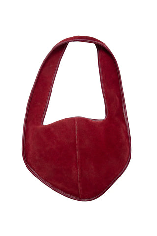  Mas1 Saco Suede Bag Burgundy