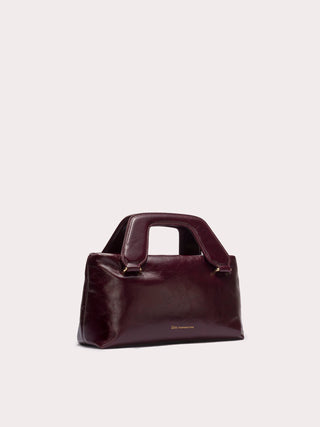  Aim Handmade in Italy Alice Crinkled Merlot Bag