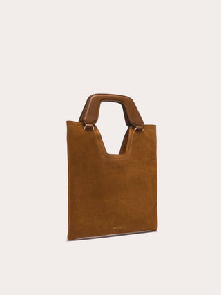  Aim Handmade in Italy Mia Suede Caramel Bag