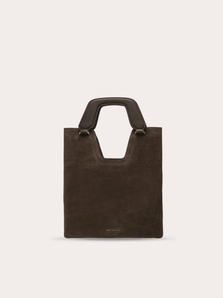  Aim Handmade in Italy Mia Suede Espresso Bag