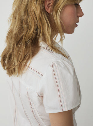  Laagam Arlie White Shortsleeve Shirt