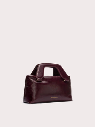  Aim Handmade in Italy Alice Crinkled Merlot Bag