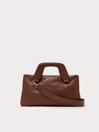  Aim Handmade in Italy Large Alice Pecan Bag