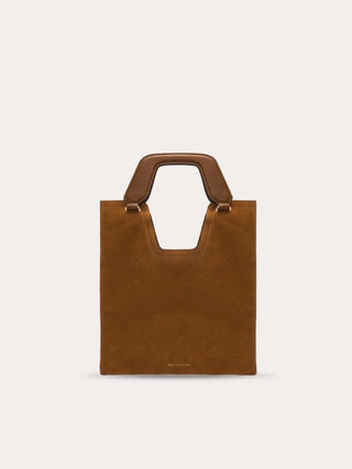  Aim Handmade in Italy Mia Suede Caramel Bag