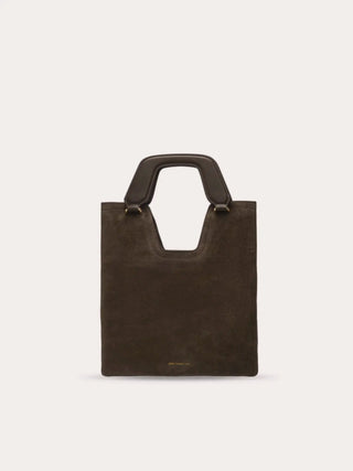  Aim Handmade in Italy Mia Suede Espresso Bag