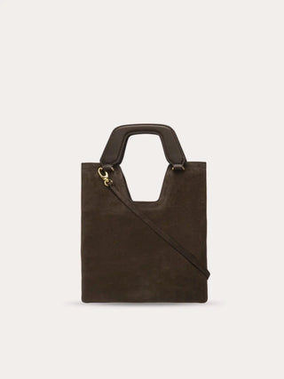  Aim Handmade in Italy Mia Suede Espresso Bag