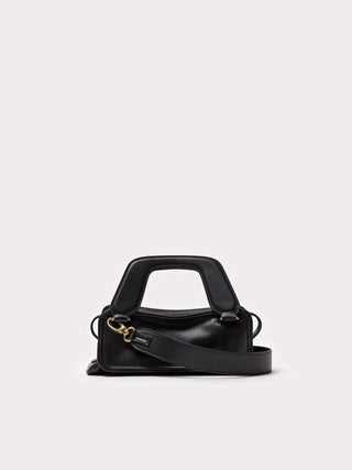  Aim Handmade in Italy Mini Olivia Soft Black Bag