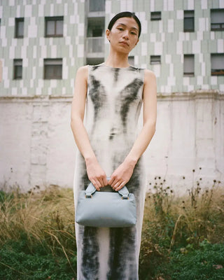  Aim Handmade in Italy Nano Alice Crinkled Black Bag